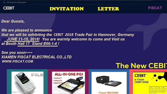 New CEBIT 2018 Hannover, Germany, June 11 မှ June 15 မှ ကုန်သွယ်မှု အဖွဲ့အစည်းကို